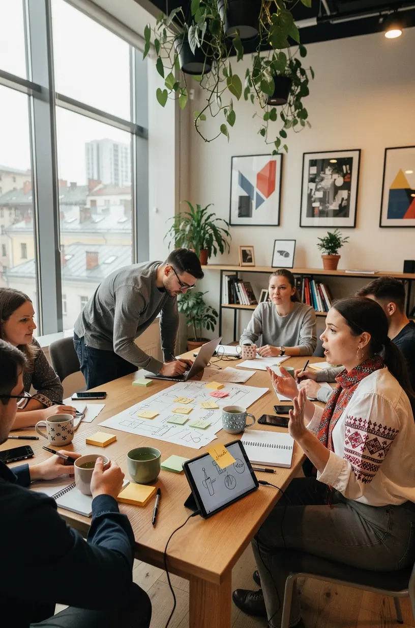 Artimas arbatos gėrimo momentas, skatinantis sąmoningą gyvenimo būdą ir emocinę pusiausvyrą.